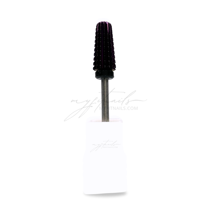 5-In-1 Umbrella Carbide Nail Drill Bit - Extra Coarse (Black)