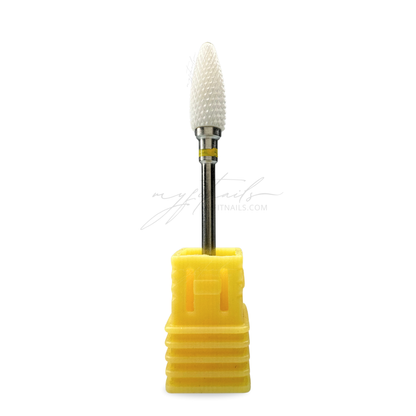 Ceramic Nail Drill Bit - Extra Fine (Yellow)