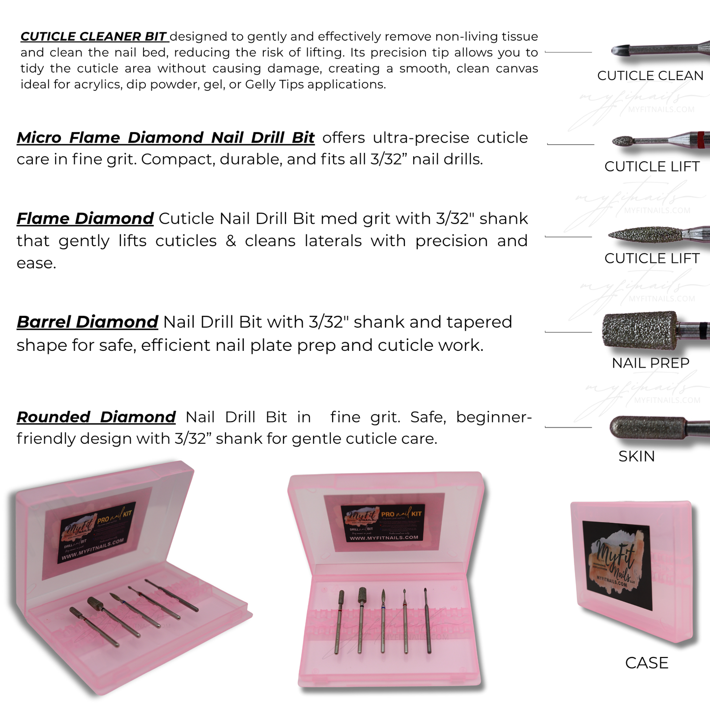PRO - Manicure Nail Bit Kit