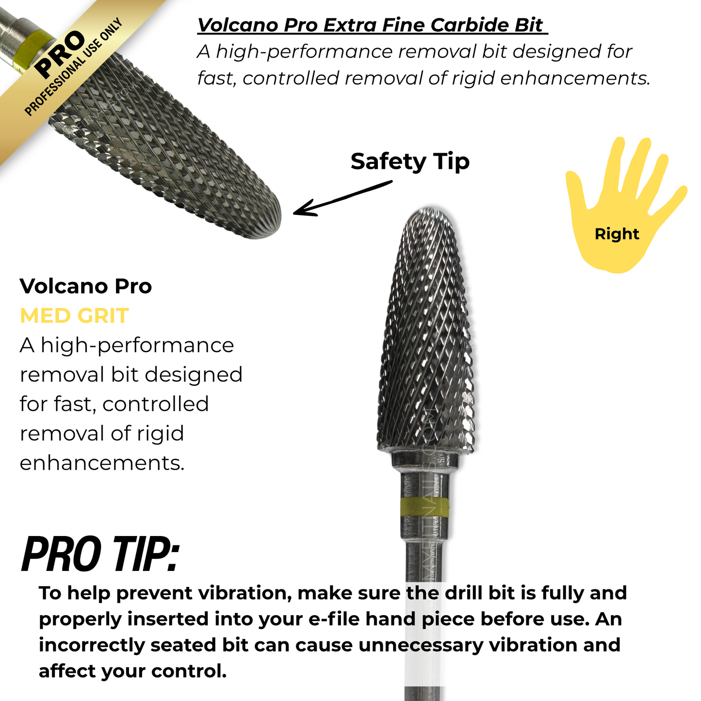 Volcano Pro Extra Fine Carbide Bit