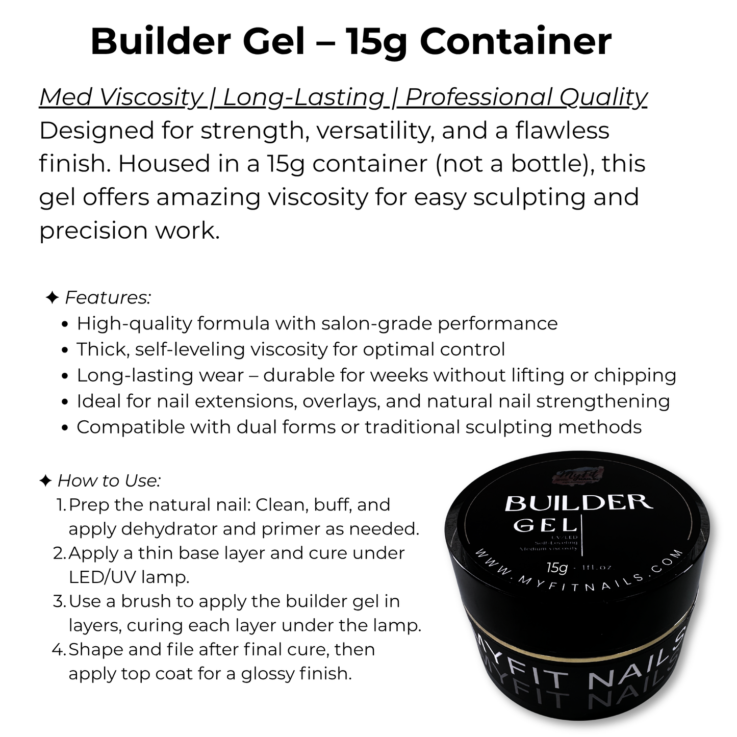 Builder Gel System - Pink Fairy - 15g