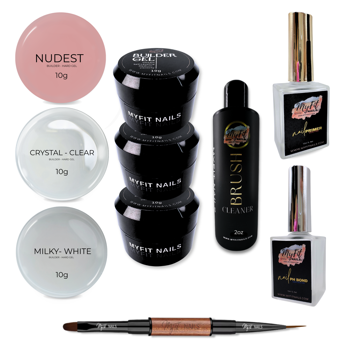 Builder Gel System - Beginner Kit 2 - 10g