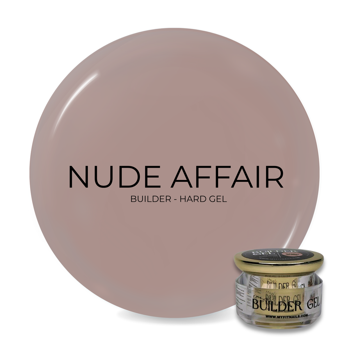 Builder Gel System - Nude Affair - 15g - New - Limited Edition