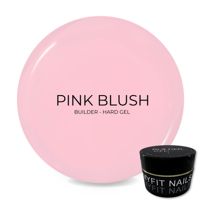 Builder Gel System - Pink Blush Hard Gel - In a Pot