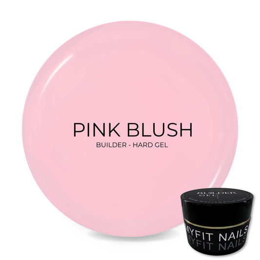 Builder Gel System - Pink Blush Hard Gel - In a Pot