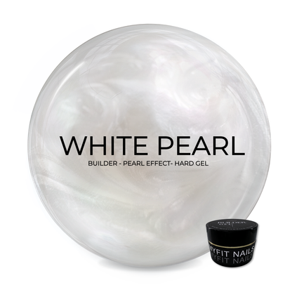 Builder Gel System - White Pearl Effect - 15g
