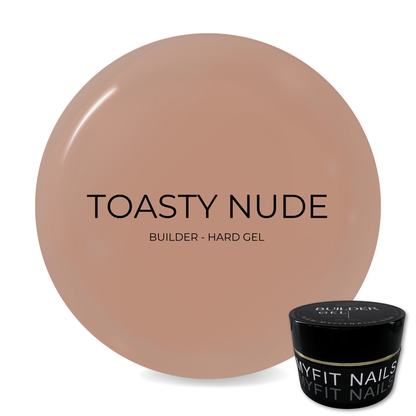 Builder Gel System - Toasty Nude Hard Gel - In a Pot
