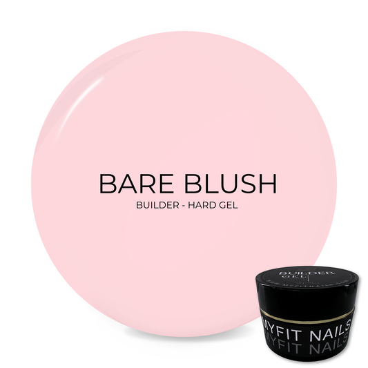 Builder Gel System - Bare Blush Hard Gel - In a Pot