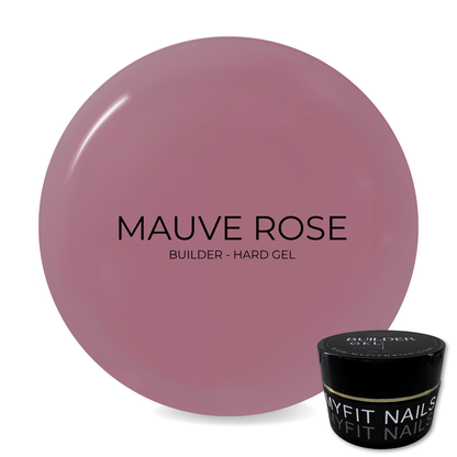 Builder Gel System - Mauve Rose Hard Gel - In a Pot