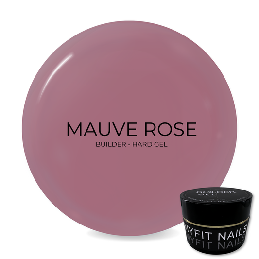 Builder Gel System - Mauve Rose Hard Gel - In a Pot