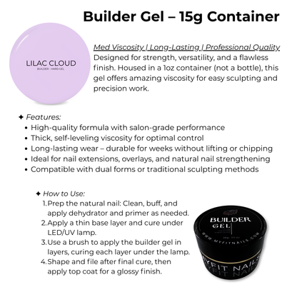 Builder Gel System - Lilac Cloud - 15g