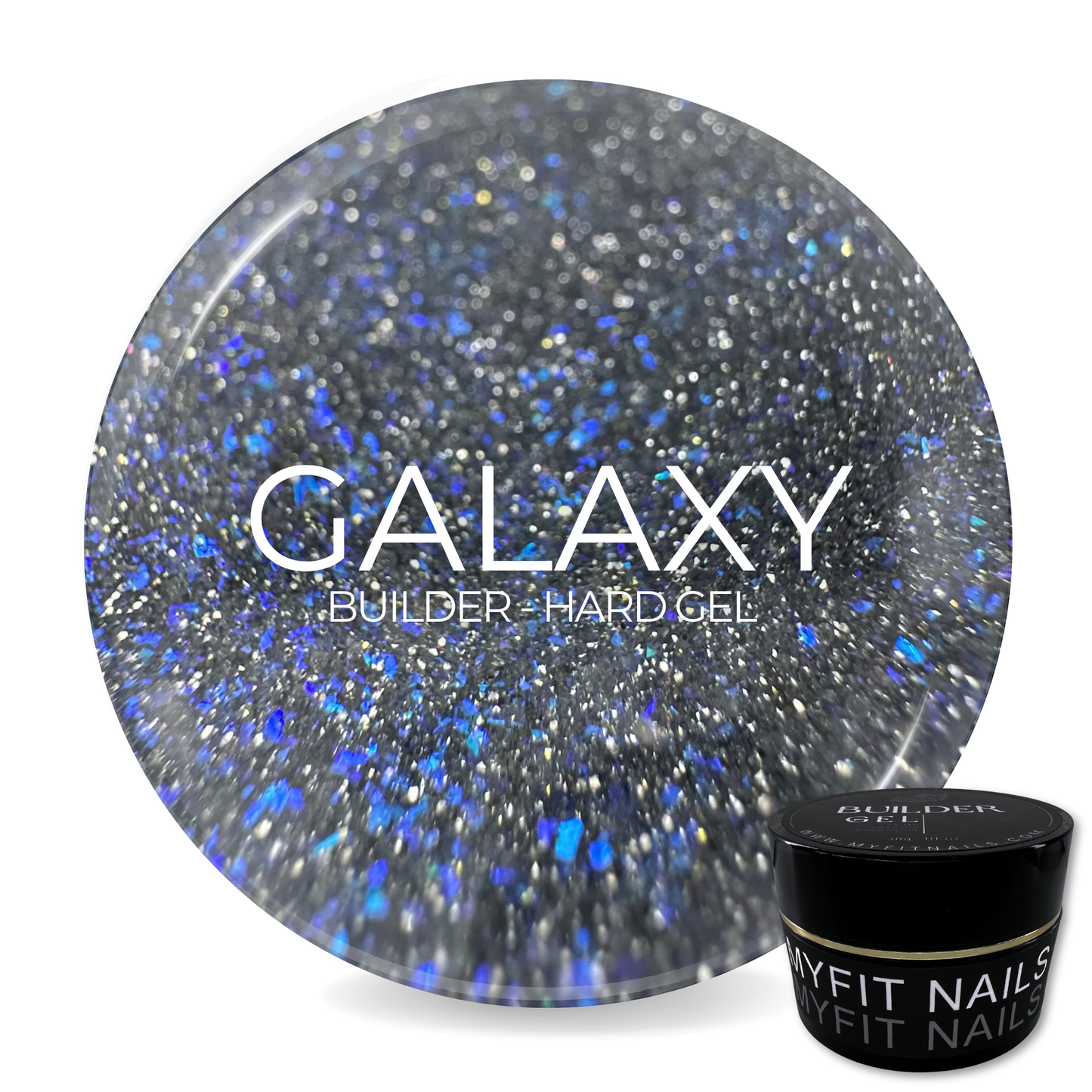 Builder Gel System - Galaxy Shimmer Hard Gel - 15g