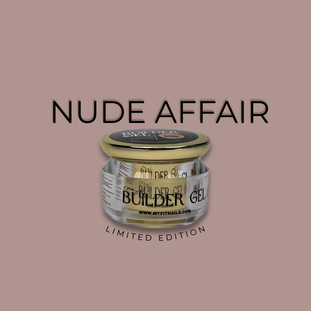 Builder Gel System - Nude Affair - 15g - New - Limited Edition