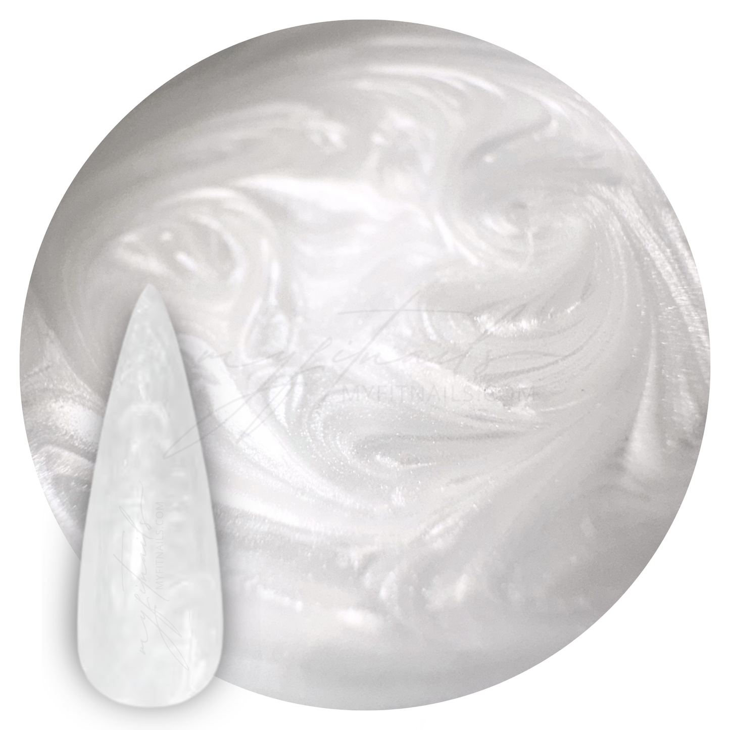 Builder Gel System - White Pearl Effect - 15g