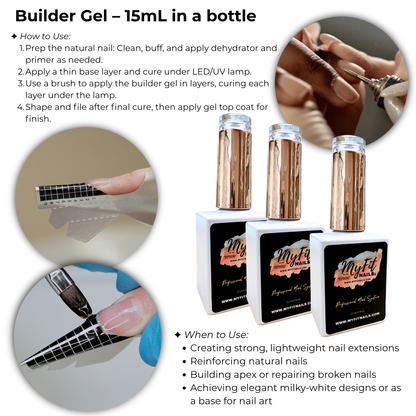 Builder Gel System - Soft Blush - In a bottle