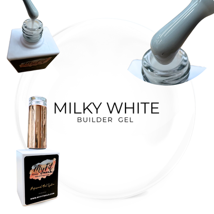 Builder Gel System - Milky White - In a bottle
