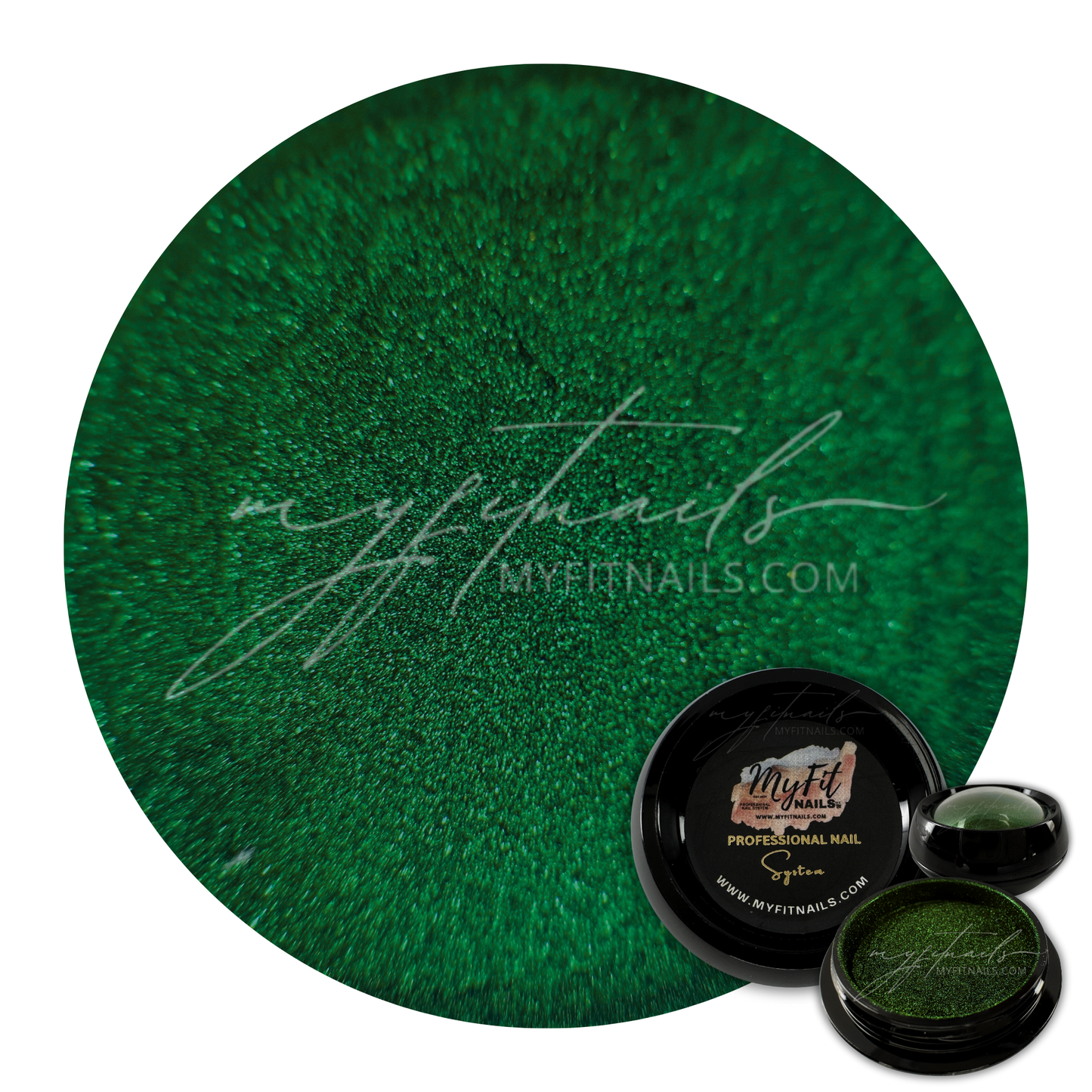 Chrome Nail Powder - Forest Green #200-F