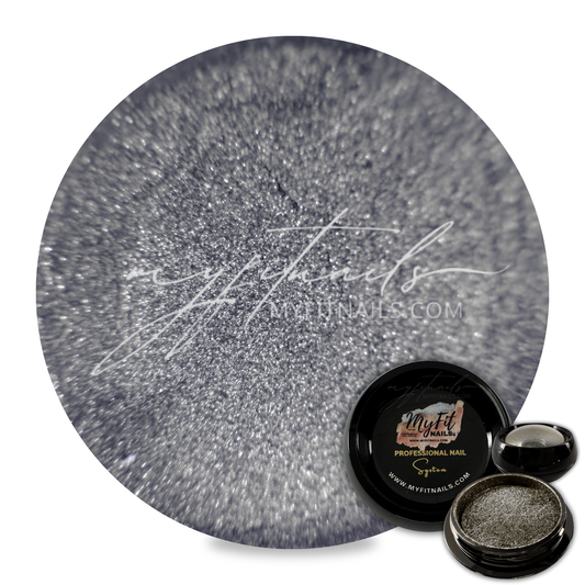 Chrome Nail Powder - Steel Gray #200-L