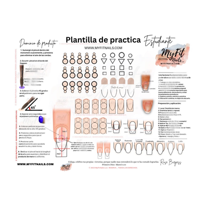 Plastic Practice Mat – 8” x 11”