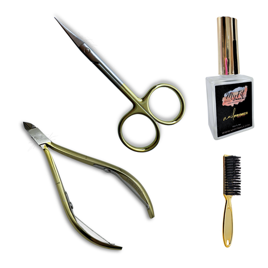 Essential Nail Tools Bundle - Gold Edition