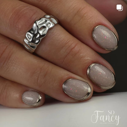 Builder Gel System - Shimmer Vintage Nude - Hard Gel - In a Pot