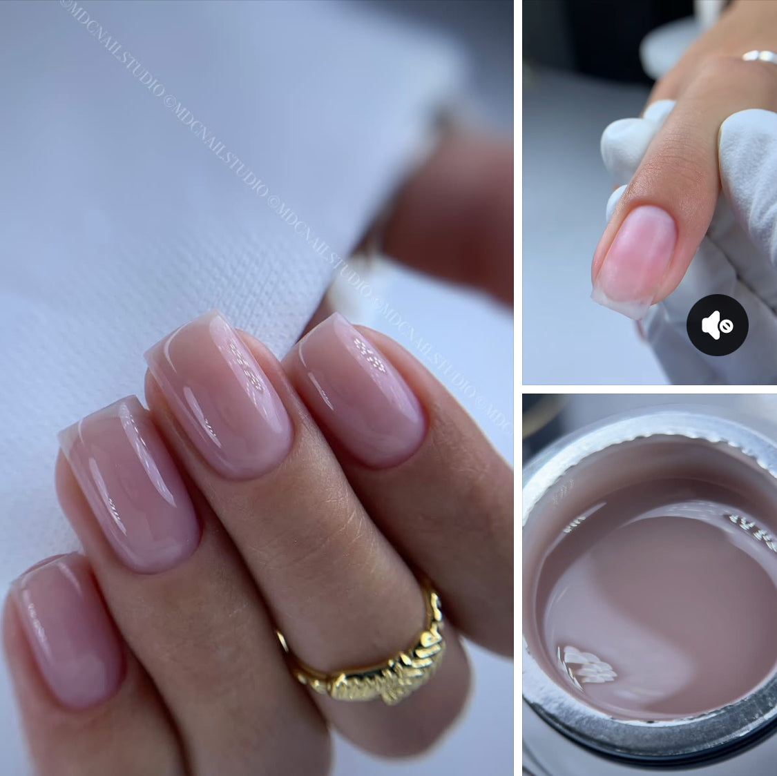 Builder Gel System - Whisper Nude - Hard Gel - In a Pot