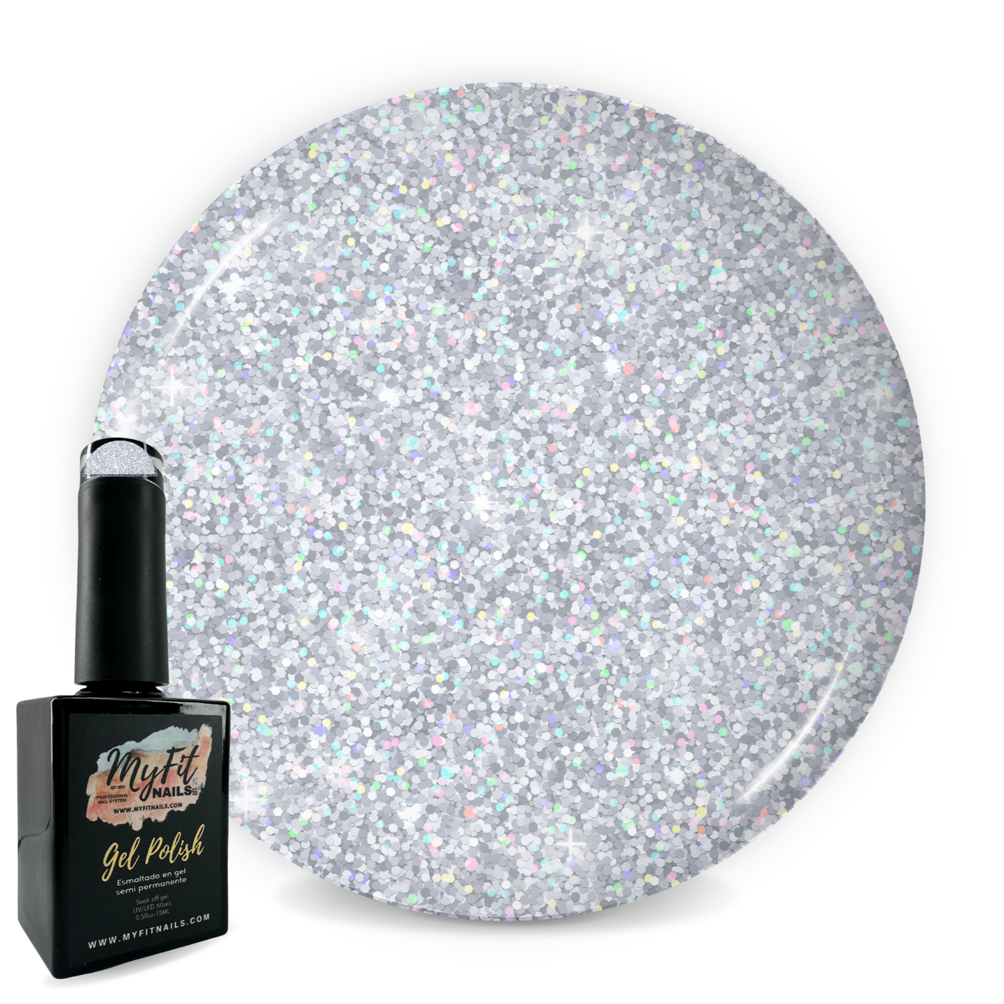 Gel Polish - Fairy Silver Translucent #18
