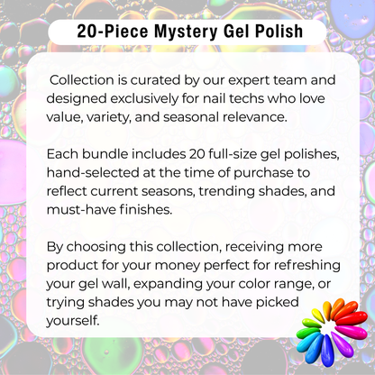 20-Piece Mystery Gel Polish Collection - Bundle Deal