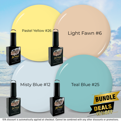 Gel Polish - Smooth Sunset - Bundle Deal – #06, #12, #25, #26