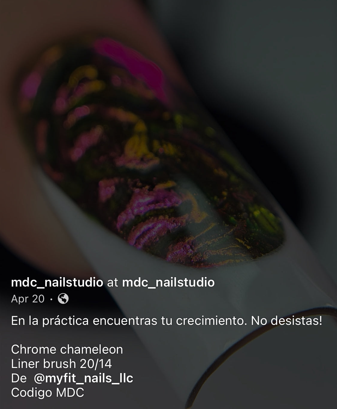 Pearl Effect Nail Powder - Chameleon #199-B (Translucent)
