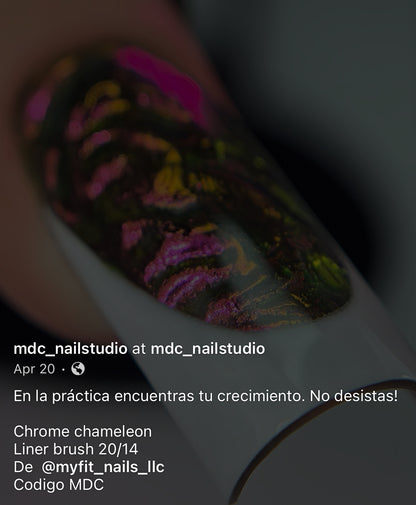 Pearl Effect Nail Powder - Chameleon #199-B (Translucent)