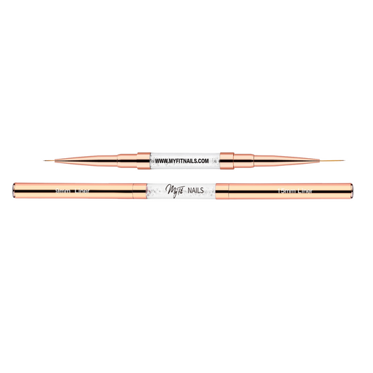 Dual-Ended Liner Nail Art Brush – 9mm + 15mm