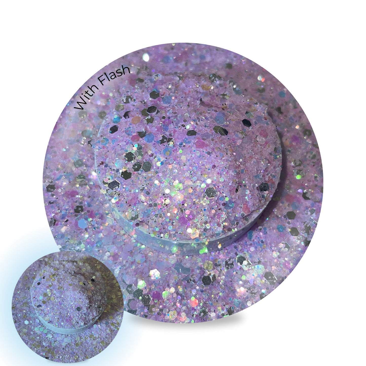 Nail Glitter - Glow In The Dark Purple #G13