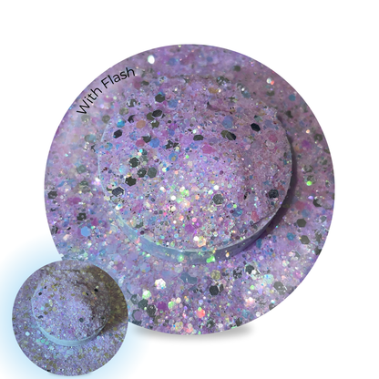 Nail Glitter - Glow In The Dark Purple #G13