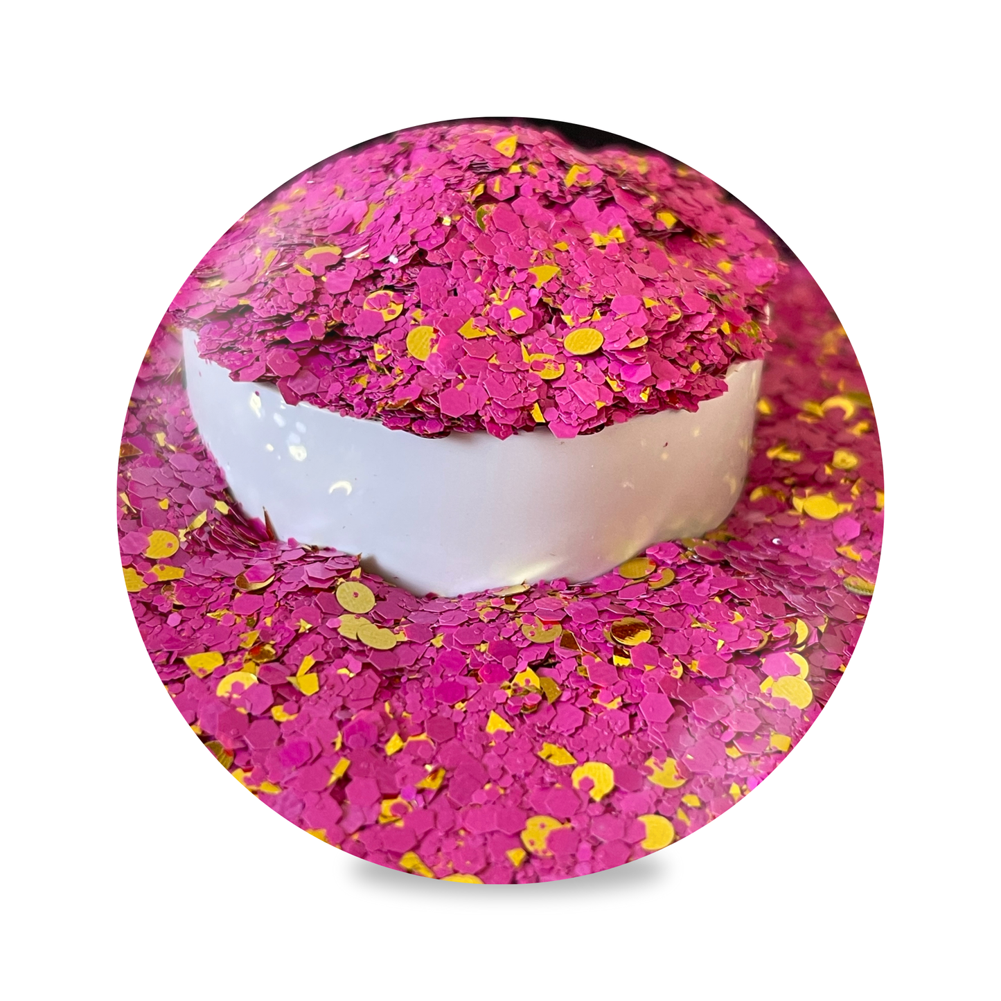 Nail Glitter - Violet Gold #G17