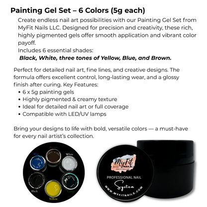 Painting Gel Set – 6 Colors