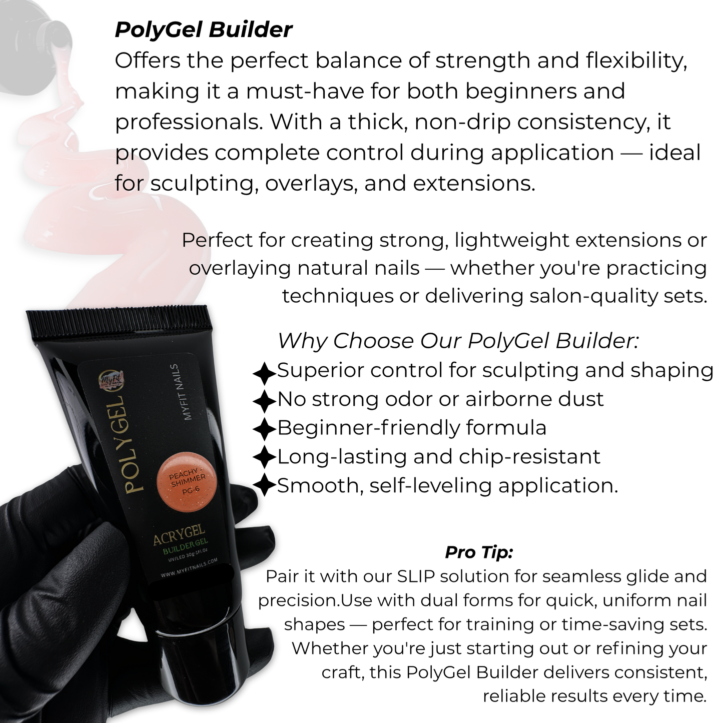PolyGel - Peachy Shimmer #6