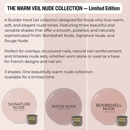 Builder Gel System - The Warm Veil - Nude Collection - 15g - New - Limited Edition