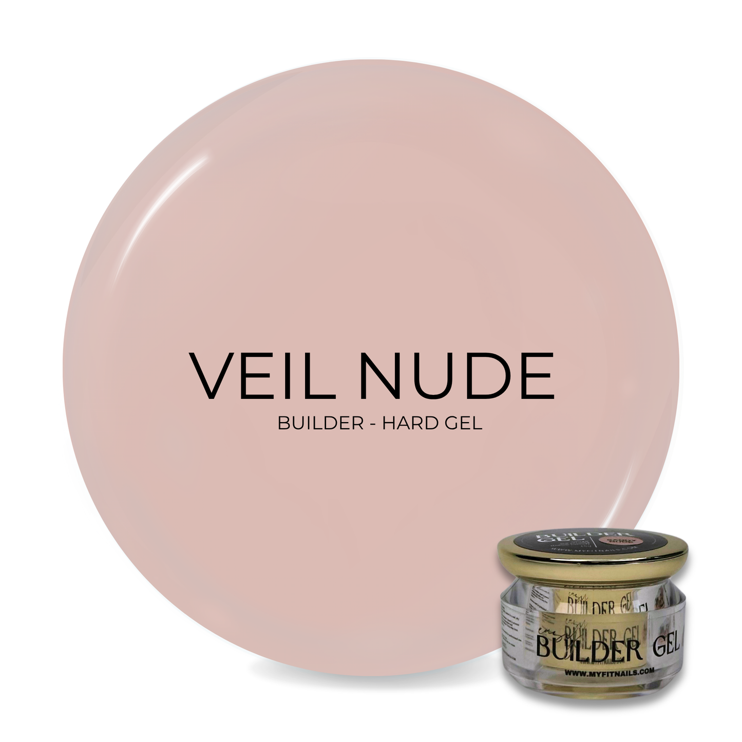Builder Gel System - The Cool Veil - Nude Collection - 15g - New - Limited Edition