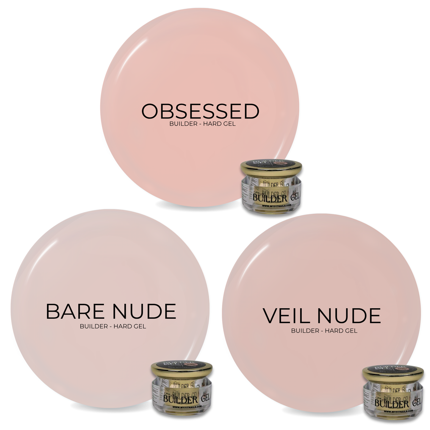 Builder Gel System - The Cool Veil - Nude Collection - 15g - New - Limited Edition