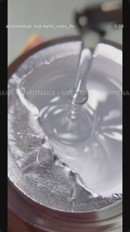 Builder Gel System - Crystal Clear Hard Gel - In a Pot