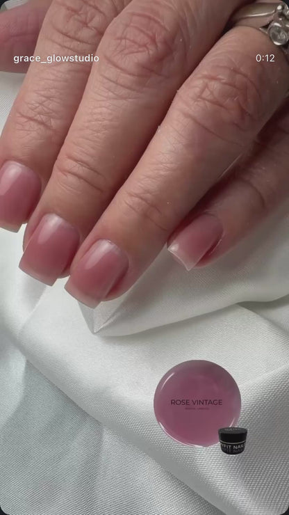 Builder Gel System - Rose Vintage - Hard Gel - In a Pot