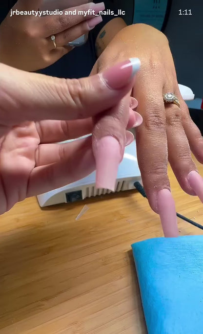 Premium Half-Moon Nail Buffer – 100/180 Grit