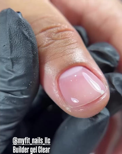 Builder Gel System - Crystal Clear Hard Gel - In a Pot