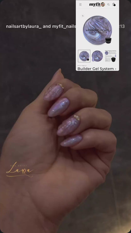 Builder Gel System - Mermaid Pearl Effect - 15g