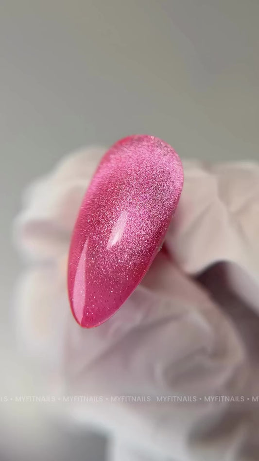 Gel Polish - Pink Galaxy - Cat Eye