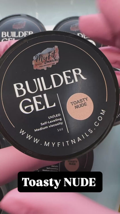 Builder Gel System - Toasty Nude Hard Gel - In a Pot