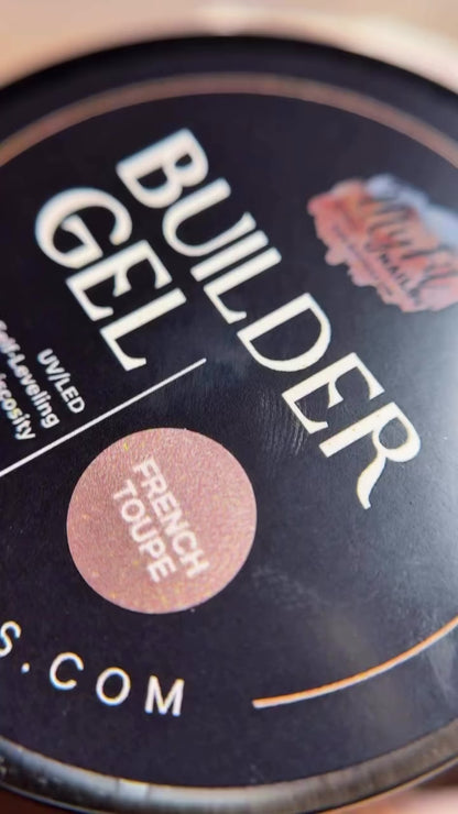 Builder Gel System - French Toupe Shimmer Hard Gel - In a Pot